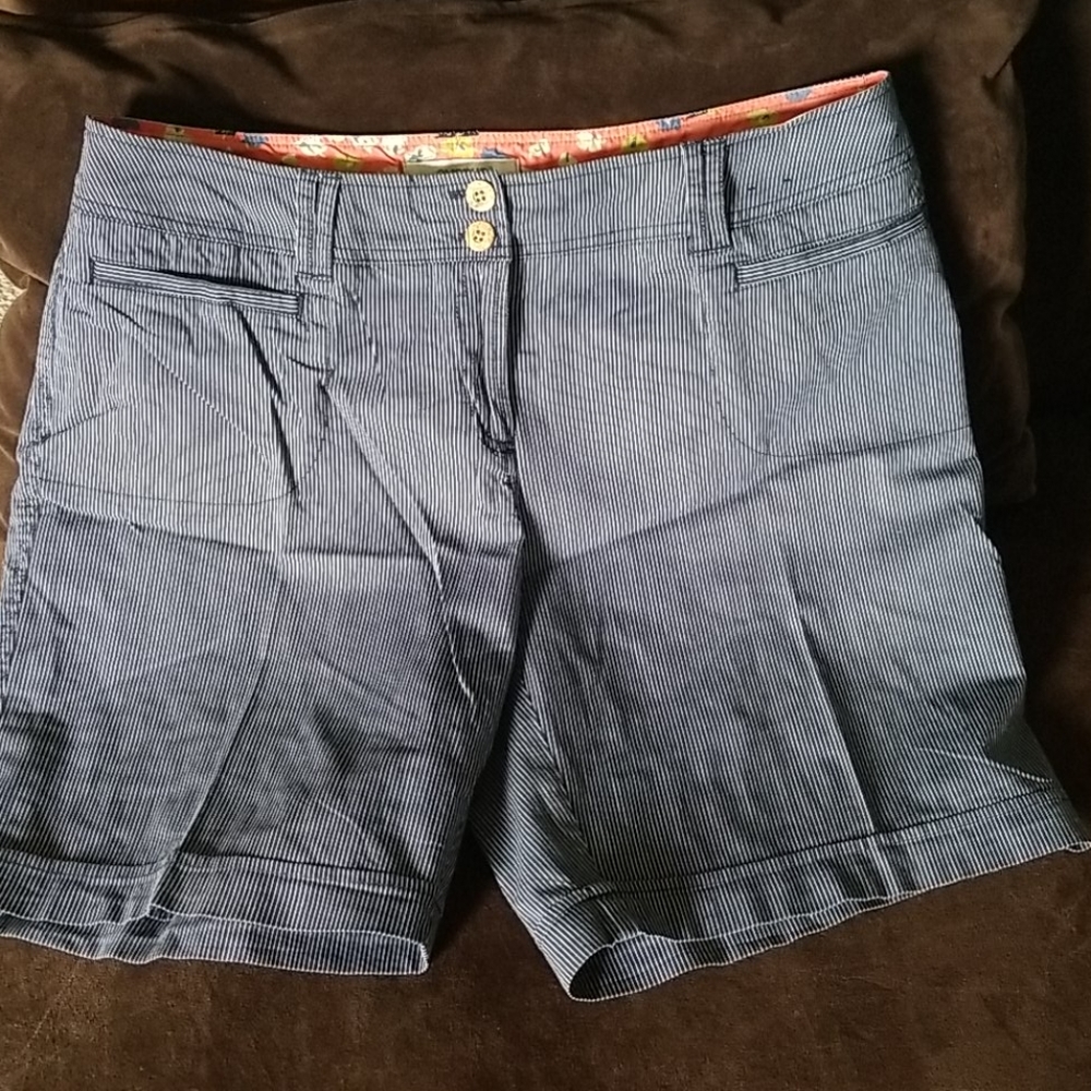 Pinstripe shorts